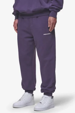 Pegador Pants & Joggers|Logo Heavy Sweat Jogger Washed Deep Purple