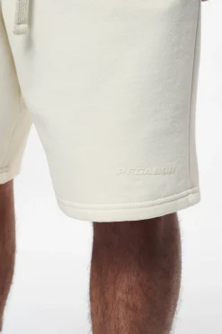 Pegador Shorts|Logo Heavy Sweat Shorts Vintage Washed Unbleached Gum