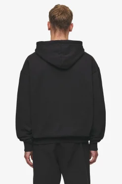 Pegador Zip Hoodies|Hoodies|Logo Oversized Halfzip Hoodie Washed Black
