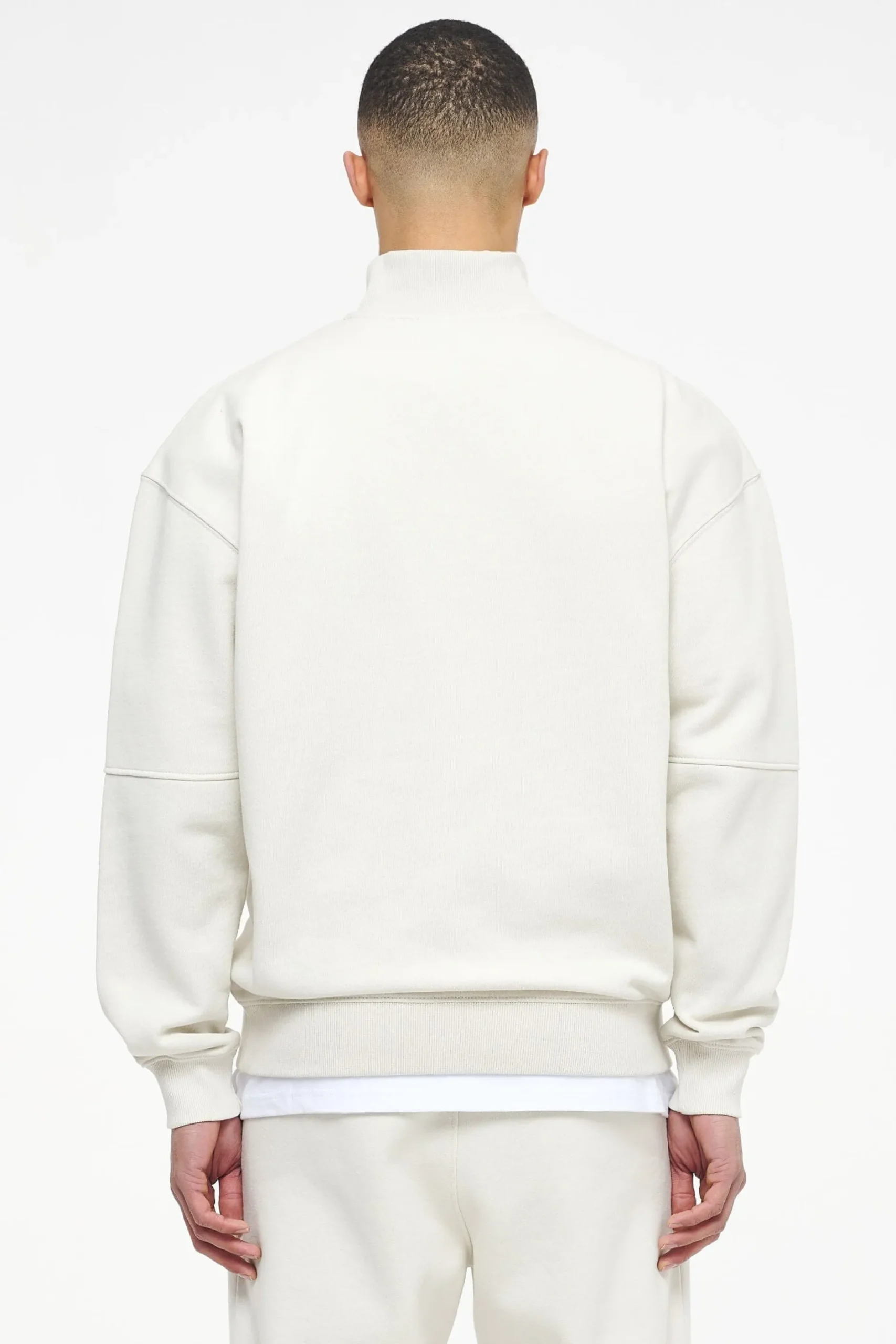 Pegador Sweaters|Logo Oversized Halfzip Sweater Vintage Washed Angels Cream Gum