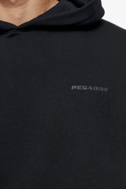 Pegador Hoodies|Logo Oversized Hoodie Gum Black