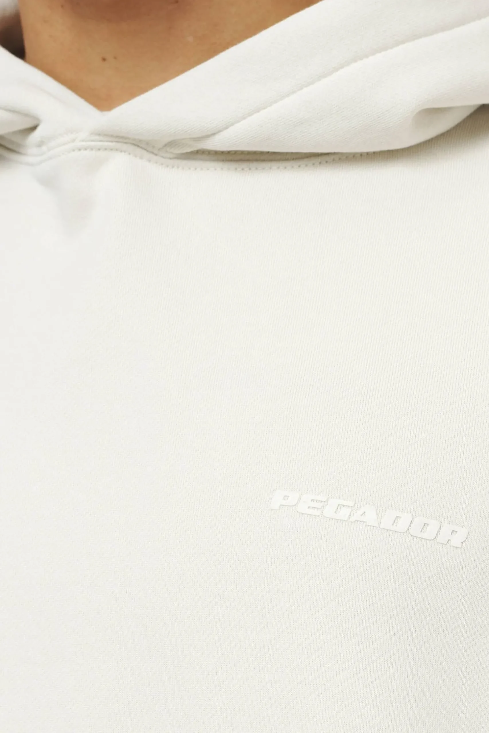 Pegador Hoodies|Logo Oversized Hoodie Gum Vintage washed angels cream