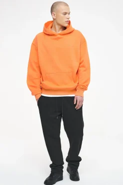 Pegador Hoodies|Logo Oversized Hoodie Gum Vintage washed sunrise orange