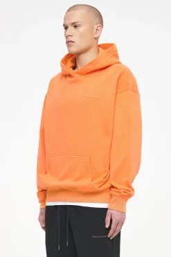 Pegador Hoodies|Logo Oversized Hoodie Gum Vintage washed sunrise orange