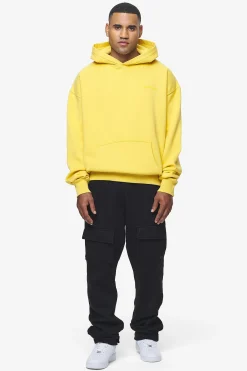Pegador Hoodies|Logo Oversized Hoodie Gum Vintage washed solar yellow