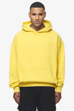 Pegador Hoodies|Logo Oversized Hoodie Gum Vintage washed solar yellow