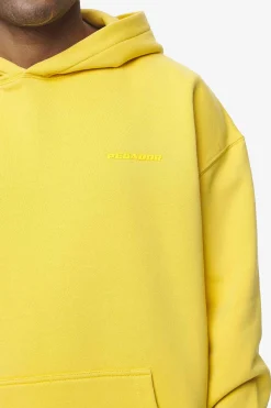 Pegador Hoodies|Logo Oversized Hoodie Gum Vintage washed solar yellow