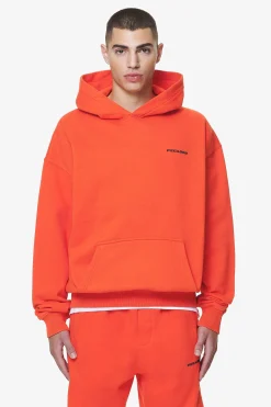 Pegador Hoodies|Logo Oversized Hoodie Gum Washed signal red