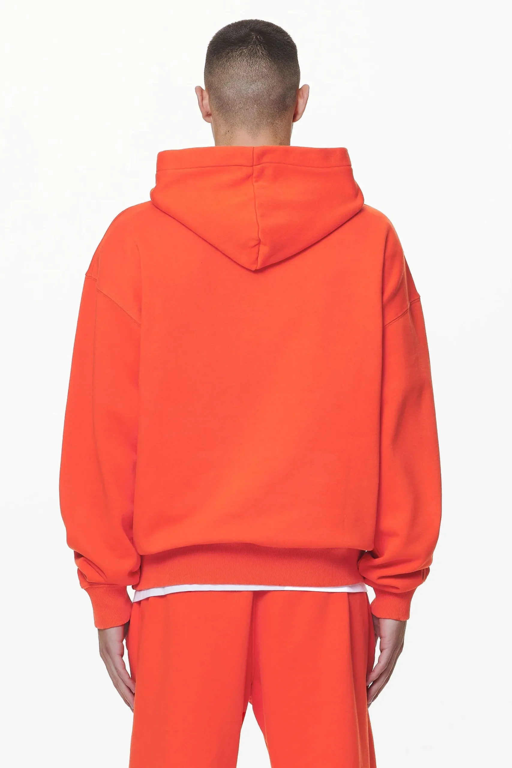 Pegador Hoodies|Logo Oversized Hoodie Gum Washed signal red