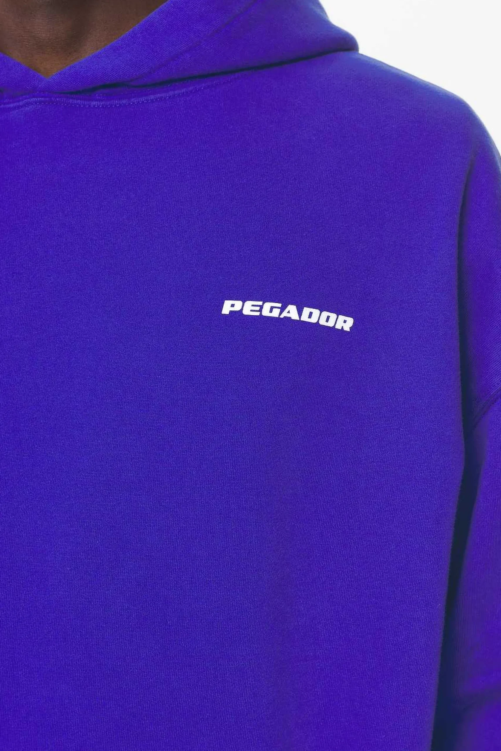 Pegador Hoodies|Logo Oversized Hoodie Gum Washed endless blue