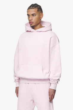 Pegador Hoodies|Logo Oversized Hoodie White Gum Washed bubblegum