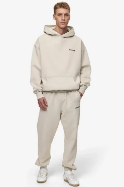 Pegador Hoodies|Logo Oversized Hoodie Washed Light Beige