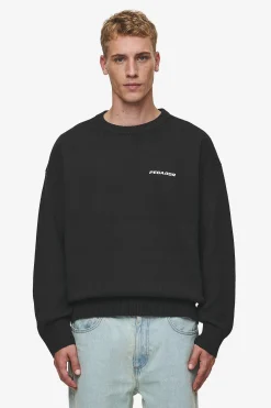 Pegador Sweaters|Knitwear|Logo Oversized Knit Sweater Black