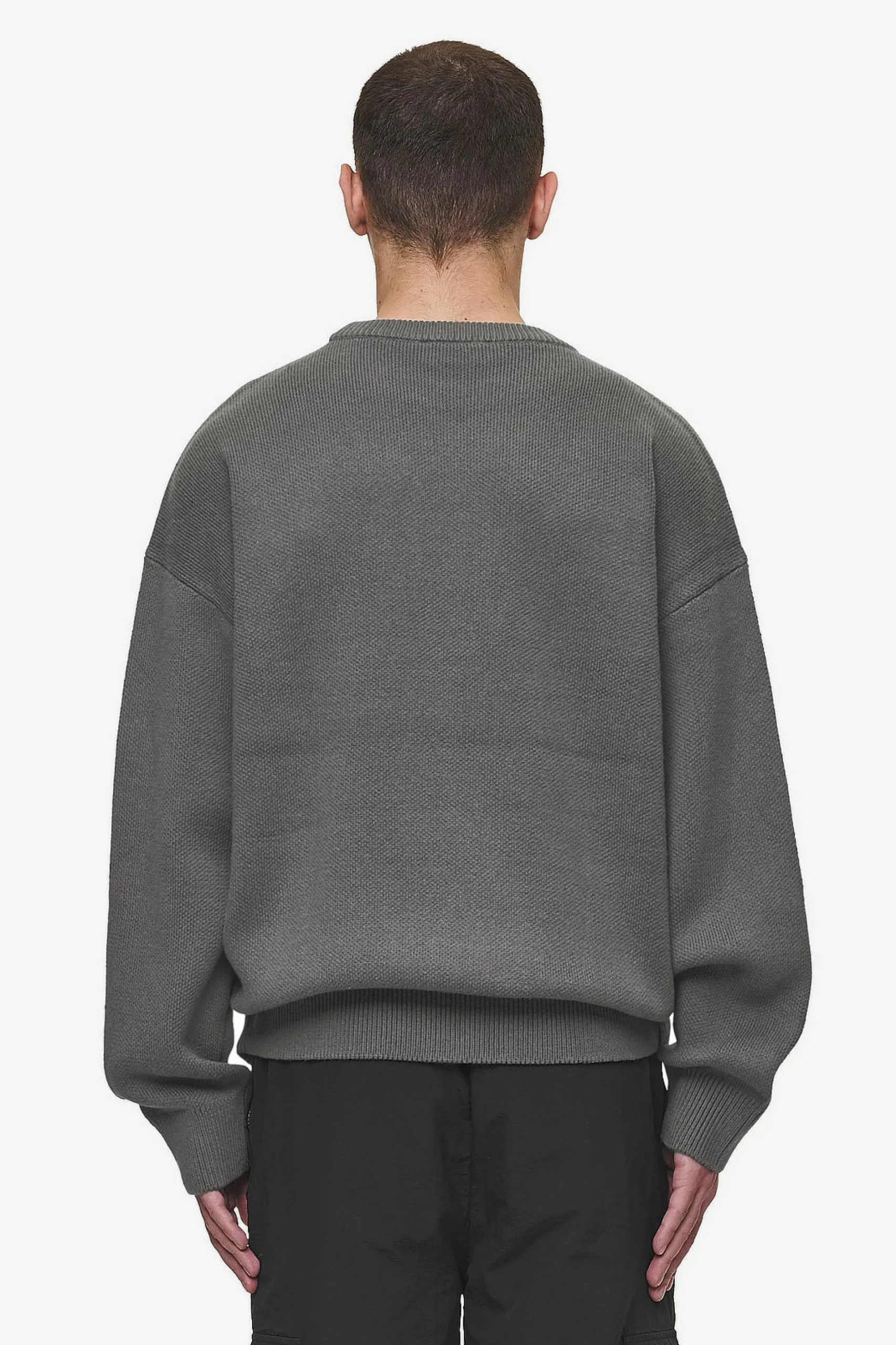 Pegador Sweaters|Knitwear|Logo Oversized Knit Sweater Anthracite