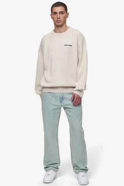 Pegador Sweaters|Knitwear|Logo Oversized Knit Sweater Light Beige