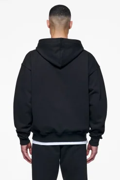 Pegador Hoodies|Zip Hoodies|Logo Oversized Sweat Jacket Gum Black