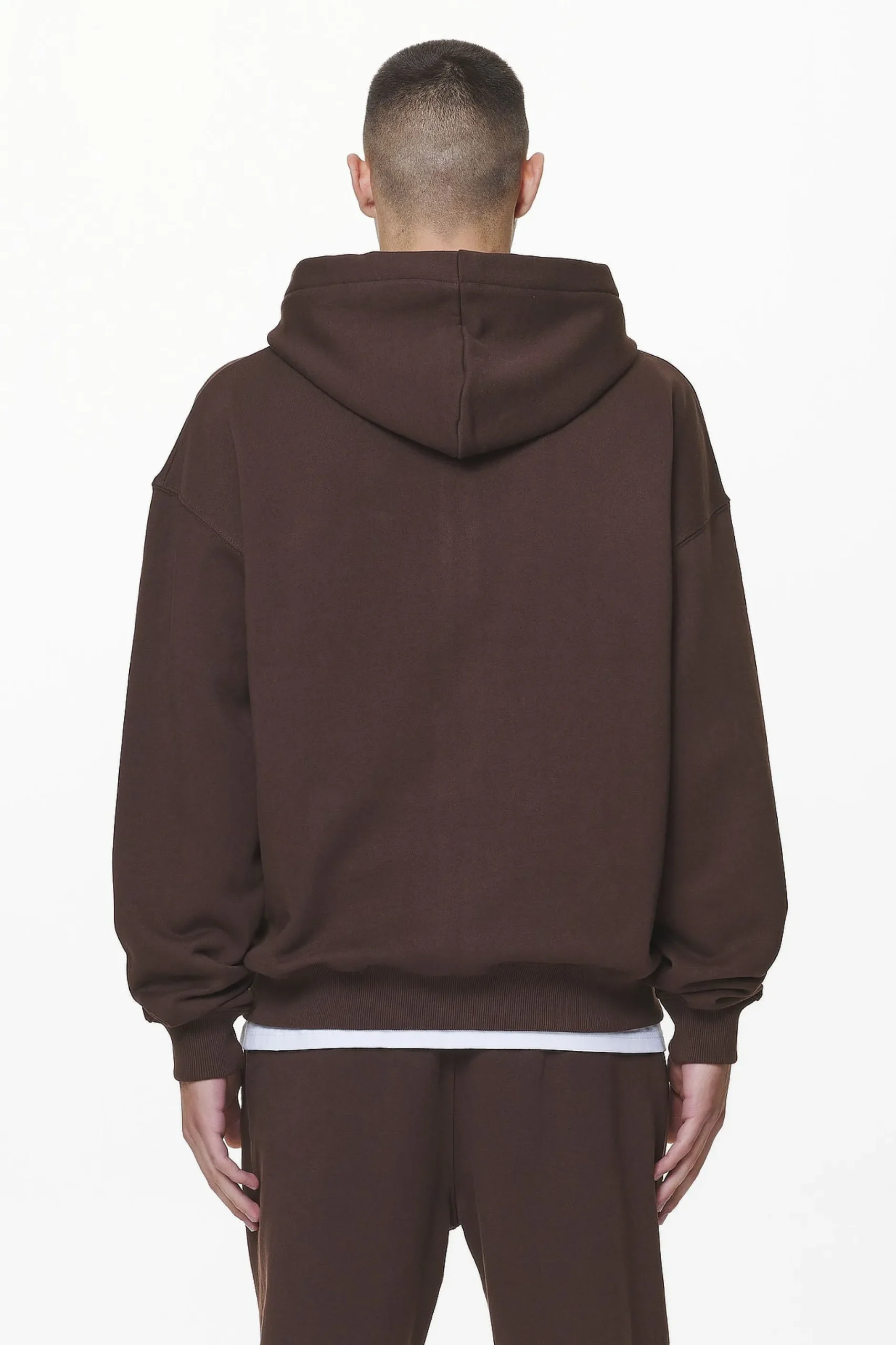Pegador Hoodies|Zip Hoodies|Logo Oversized Sweat Jacket Gum Washed oak brown