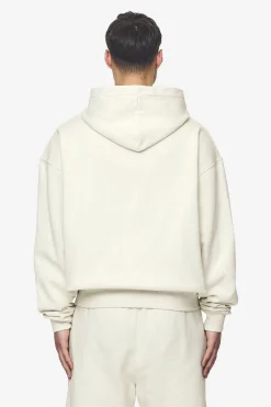 Pegador Hoodies|Zip Hoodies|Logo Oversized Sweat Jacket Black Gum Washed salty cream