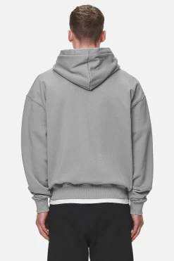 Pegador Hoodies|Zip Hoodies|Logo Oversized Sweat Jacket White Gum Washed cool grey