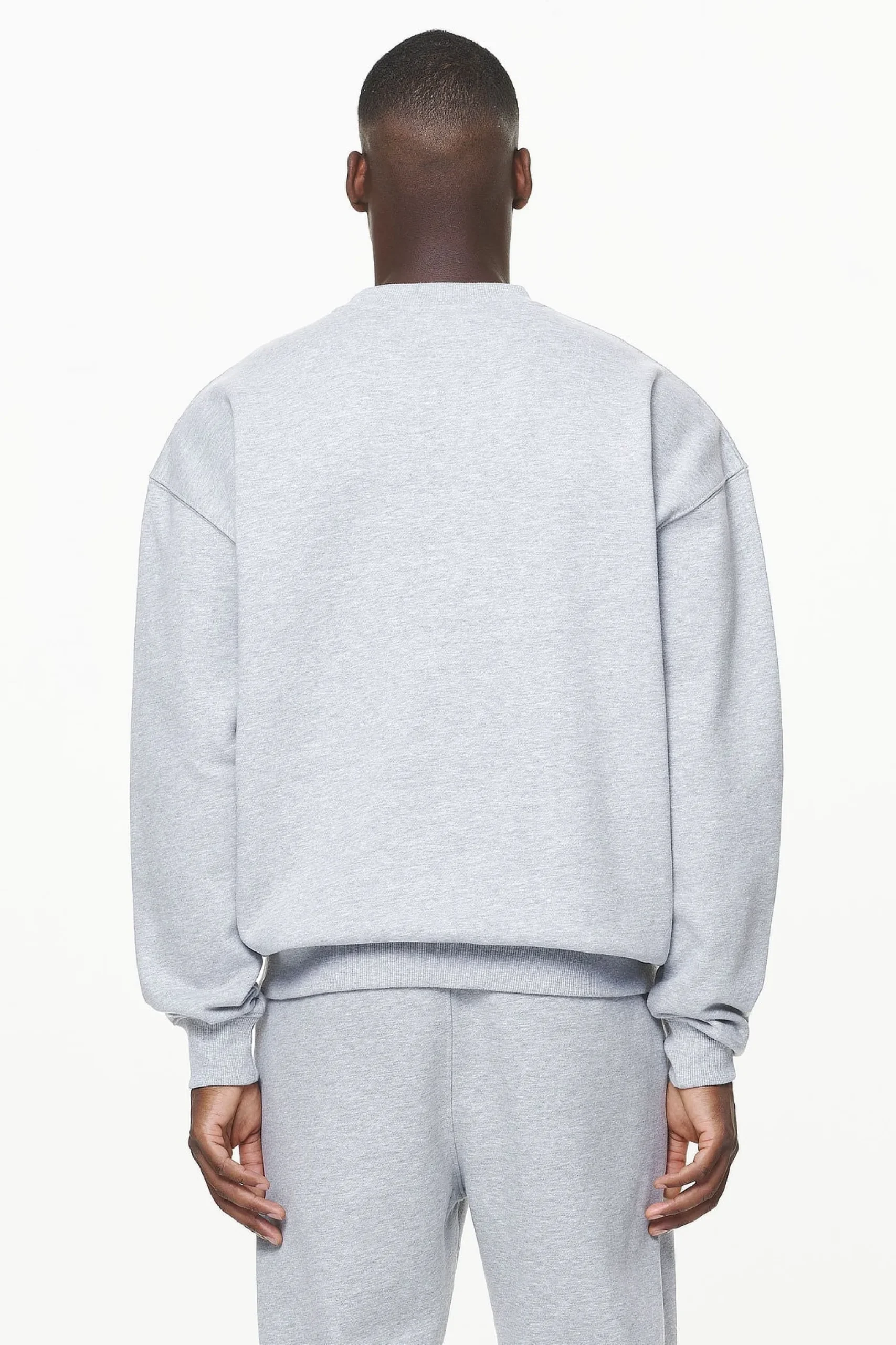 Pegador Sweaters|Logo Oversized Sweater Grey melange