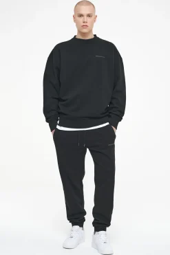 Pegador Sweaters|Logo Oversized Sweater Gum Vintage washed black ink
