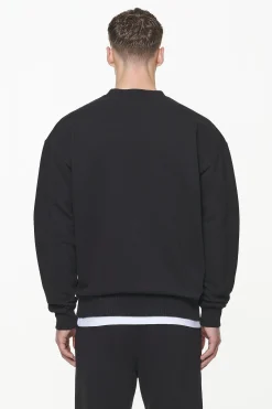 Pegador Sweaters|Logo Oversized Sweater Vintage washed onyx black