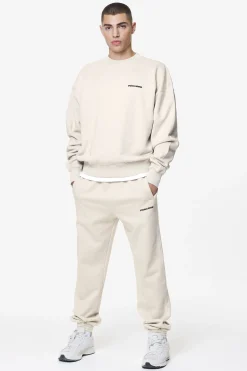 Pegador Sweaters|Logo Oversized Sweater Gum Washed dust cream