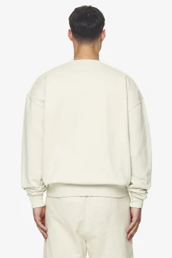 Pegador Sweaters|Logo Oversized Sweater Black Gum Washed salty cream