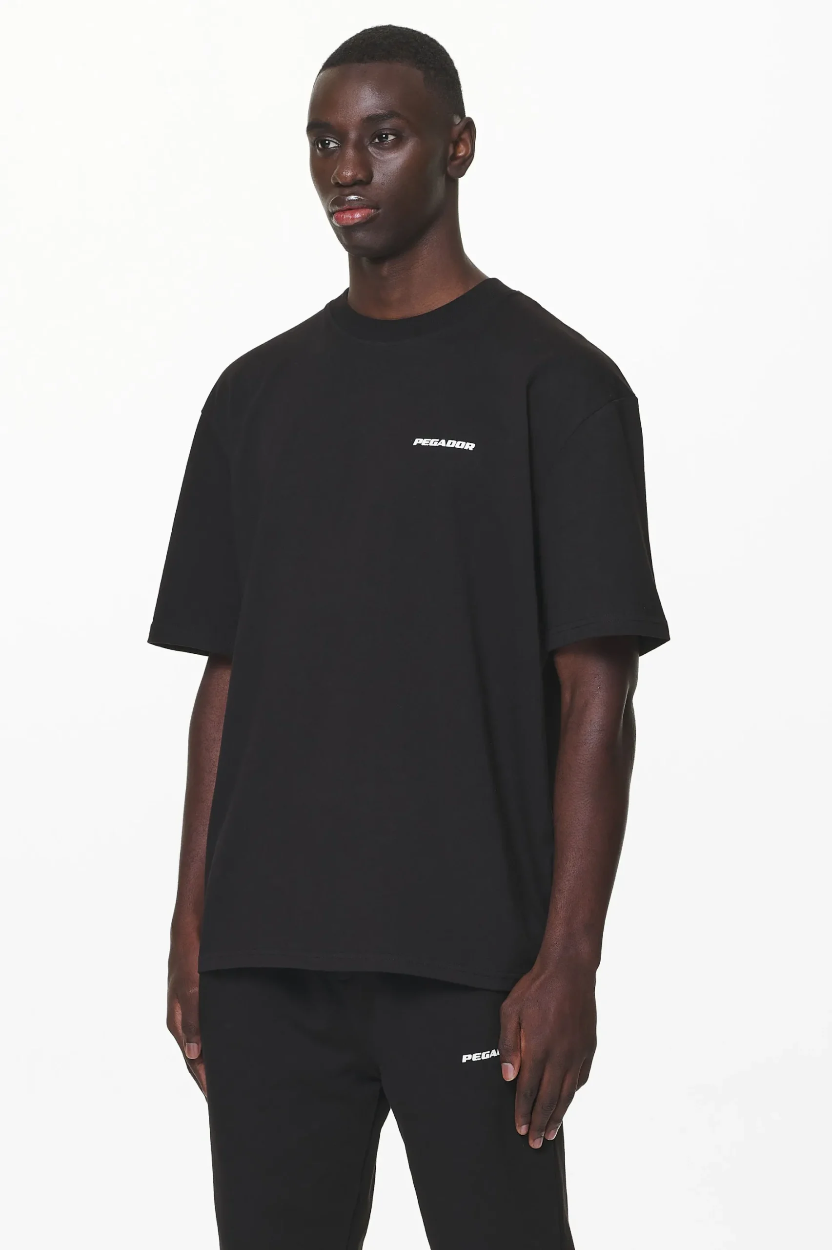 Pegador Tees|Logo Oversized Tee Gum Black