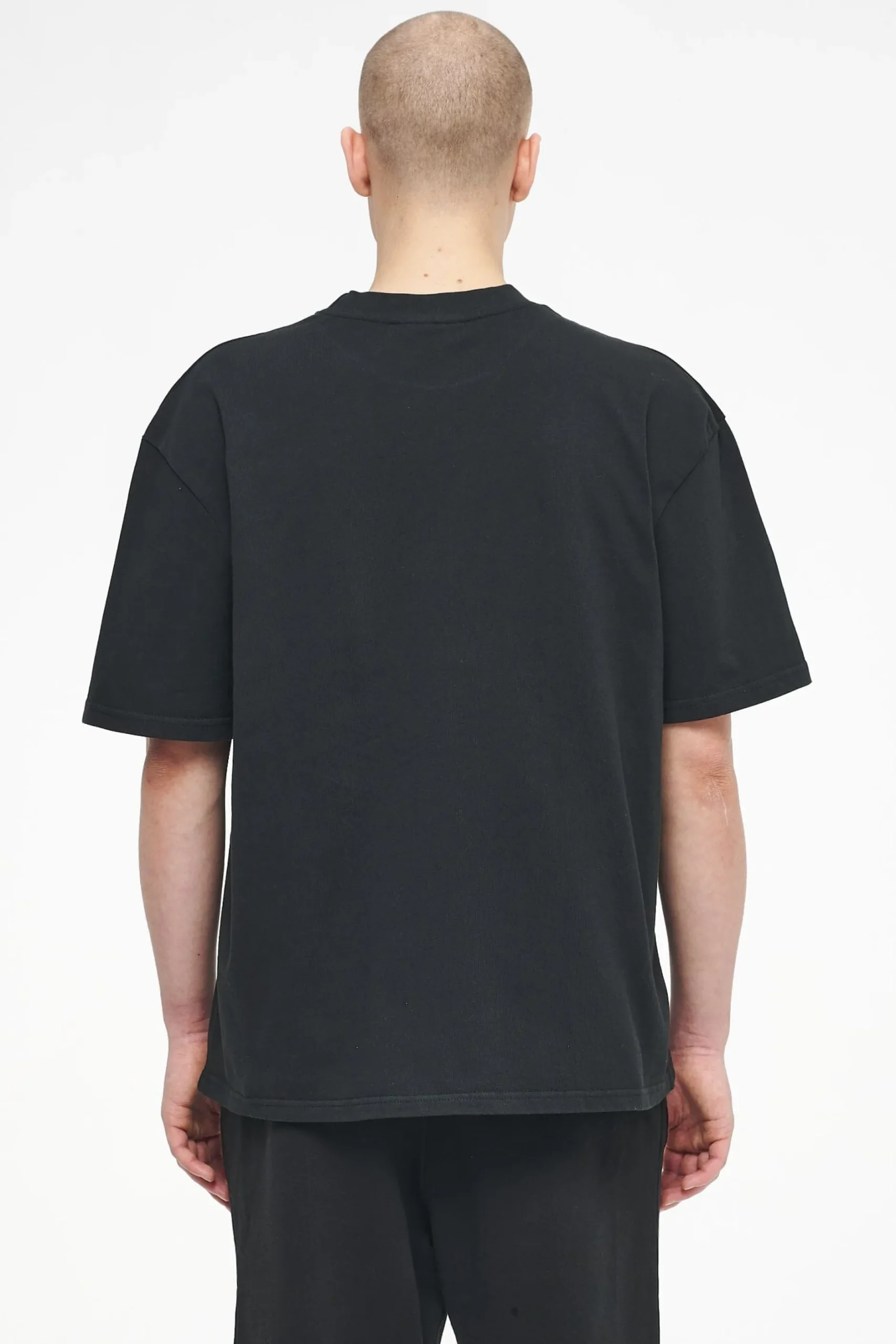 Pegador Tees|Logo Oversized Tee Gum Vintage washed black ink