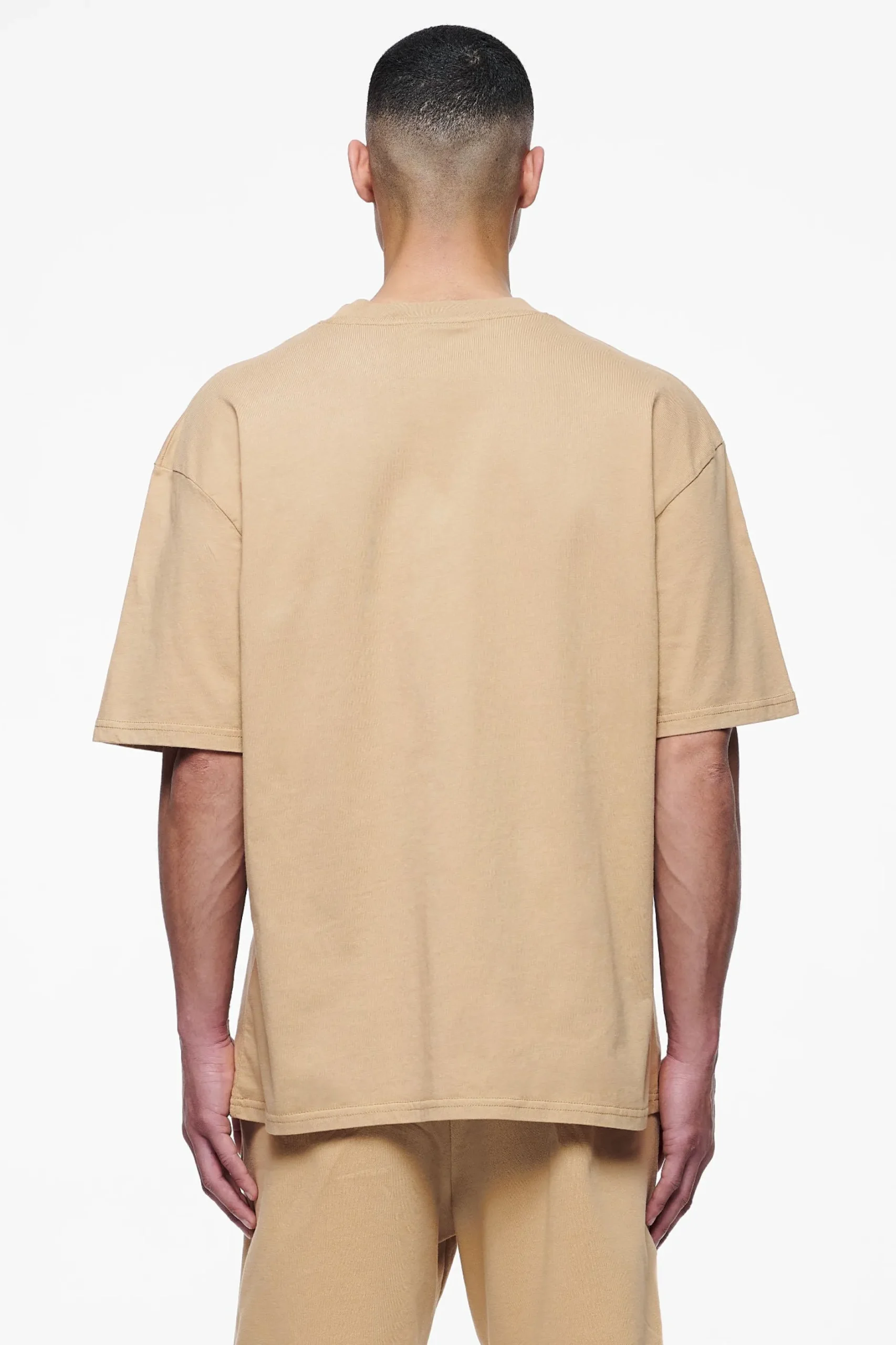 Pegador Tees|Logo Oversized Tee Gum Vintage washed espresso