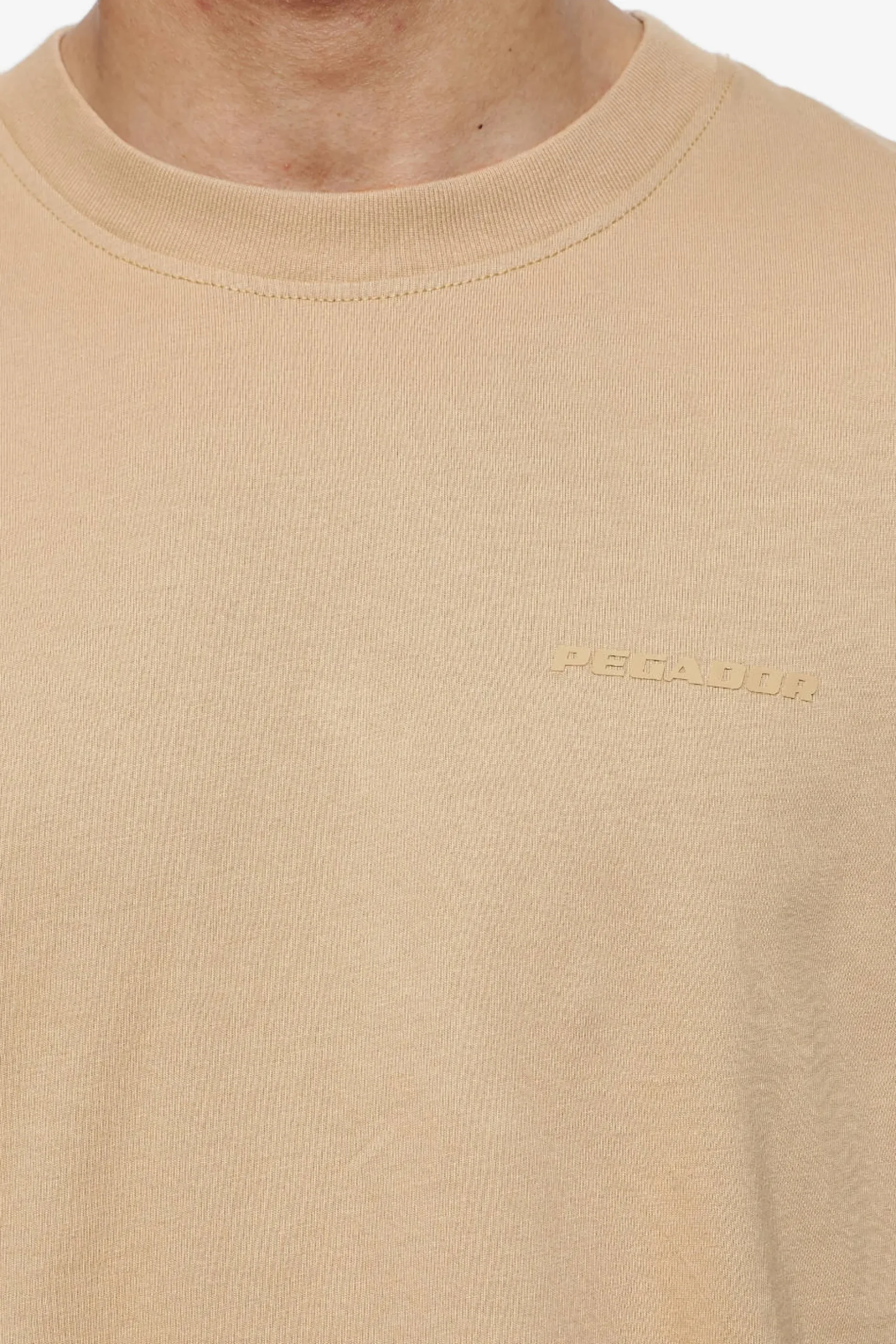 Pegador Tees|Logo Oversized Tee Gum Vintage washed espresso