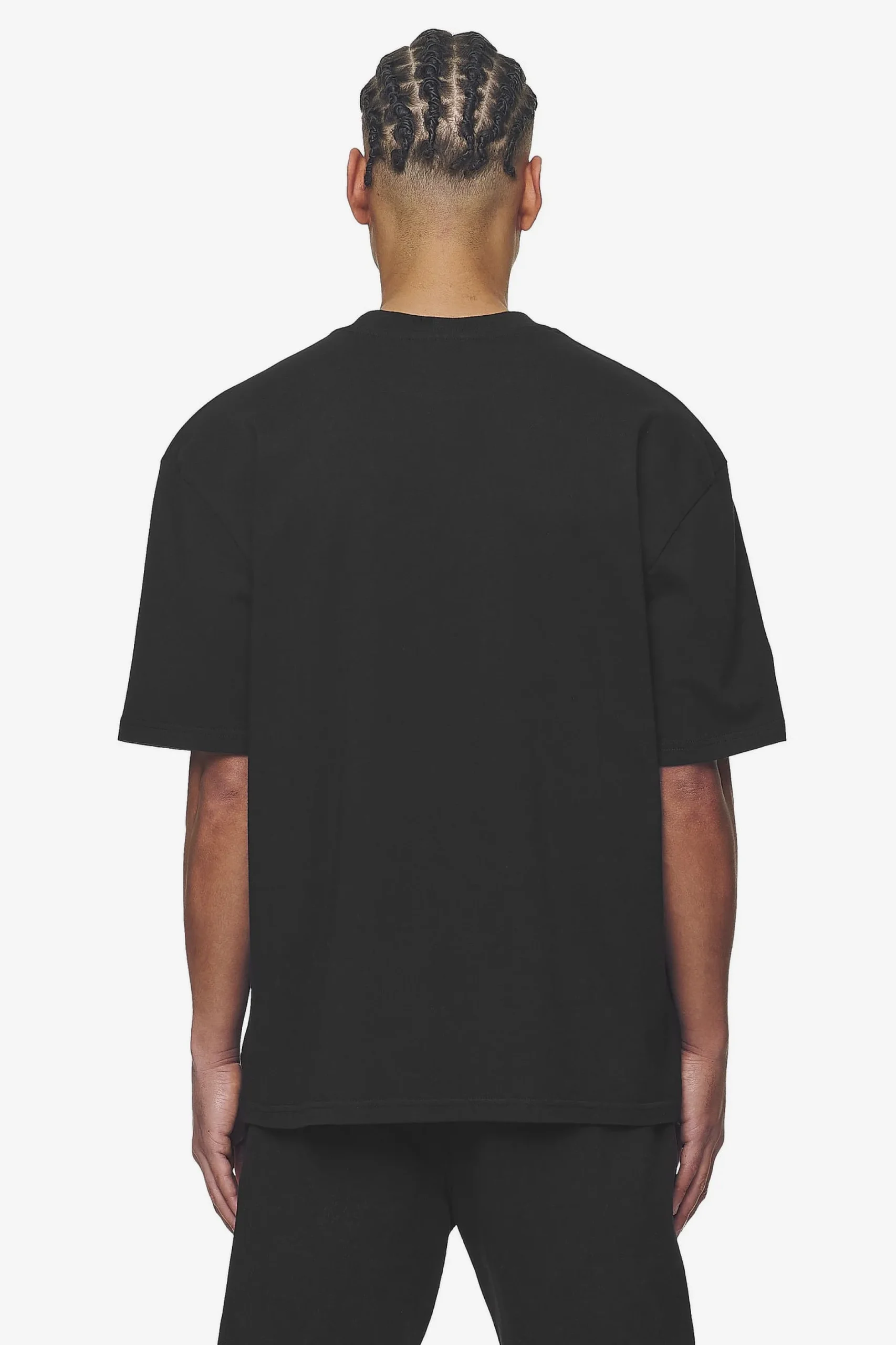 Pegador Tees|Logo Oversized Tee White Gum Washed black