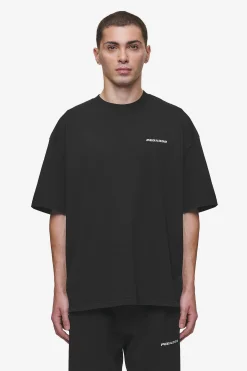Pegador Tees|Logo Oversized Tee Washed Black