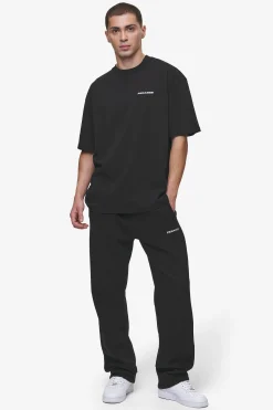 Pegador Tees|Logo Oversized Tee Washed Black