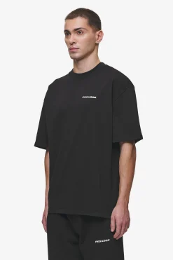 Pegador Tees|Logo Oversized Tee Washed Black