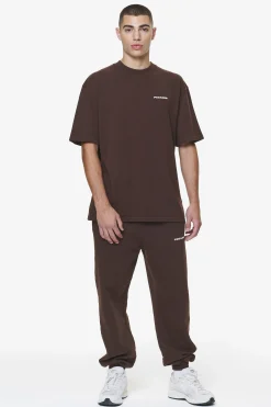 Pegador Tees|Logo Oversized Tee Gum Washed oak brown