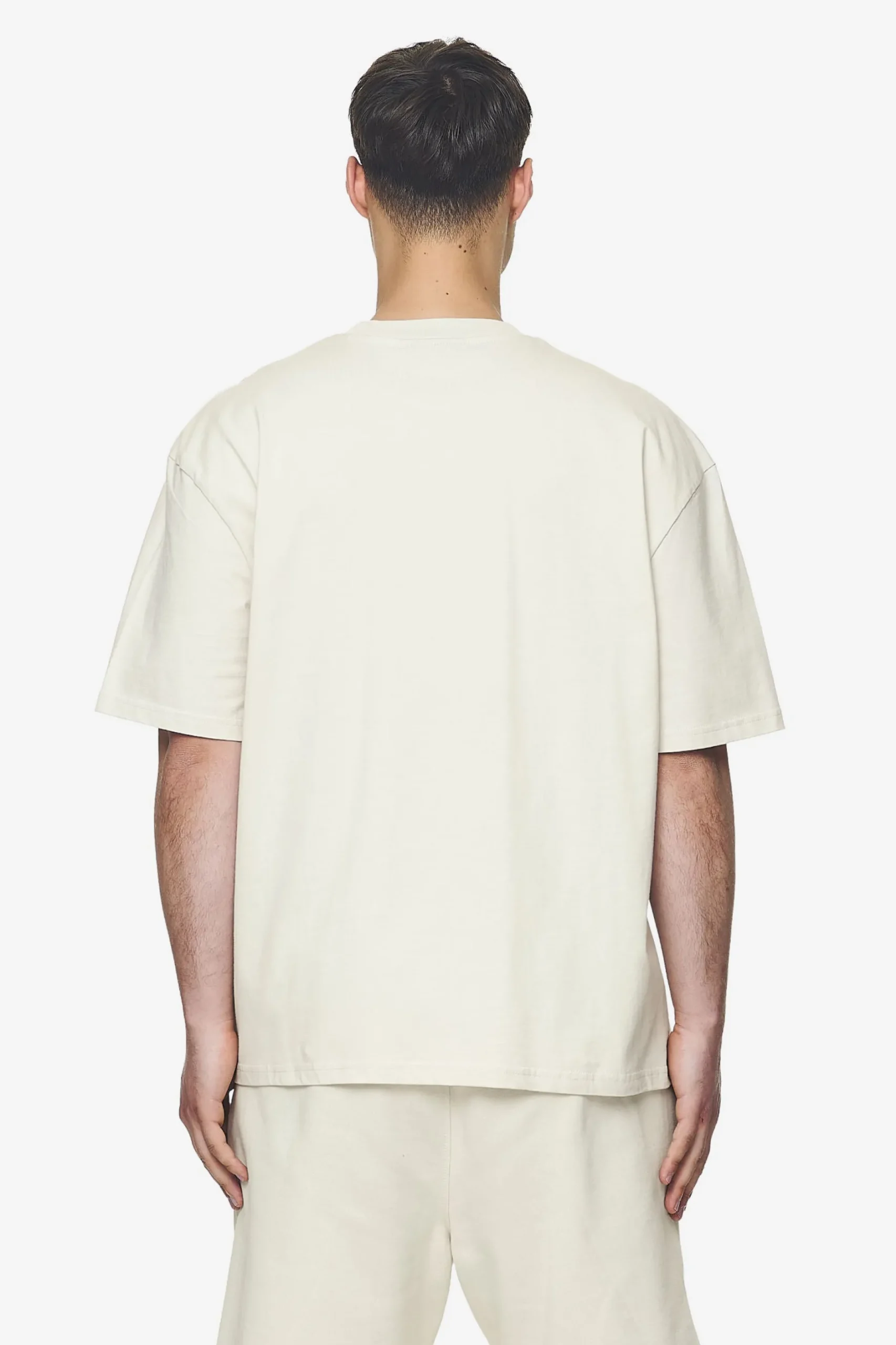 Pegador Tees|Logo Oversized Tee Black Gum Washed salty cream