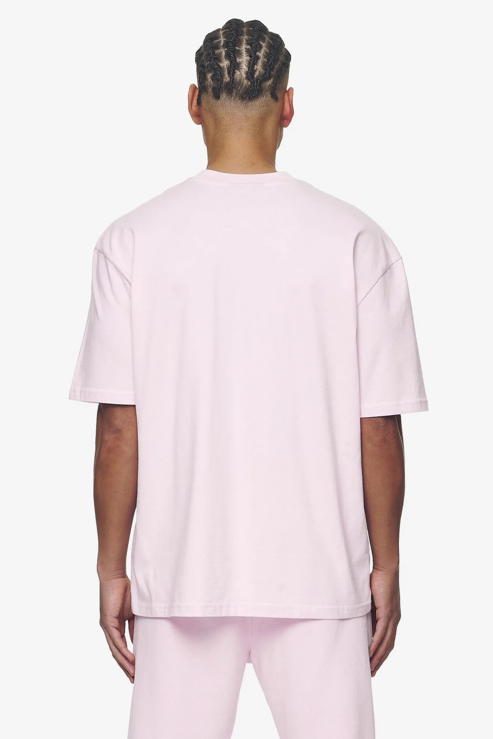 Pegador Tees|Logo Oversized Tee White Gum Washed bubblegum