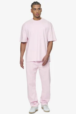 Pegador Tees|Logo Oversized Tee White Gum Washed bubblegum