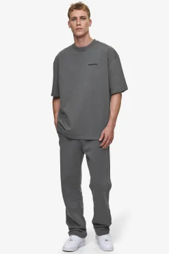 Pegador Tees|Logo Oversized Tee Washed Anthracite