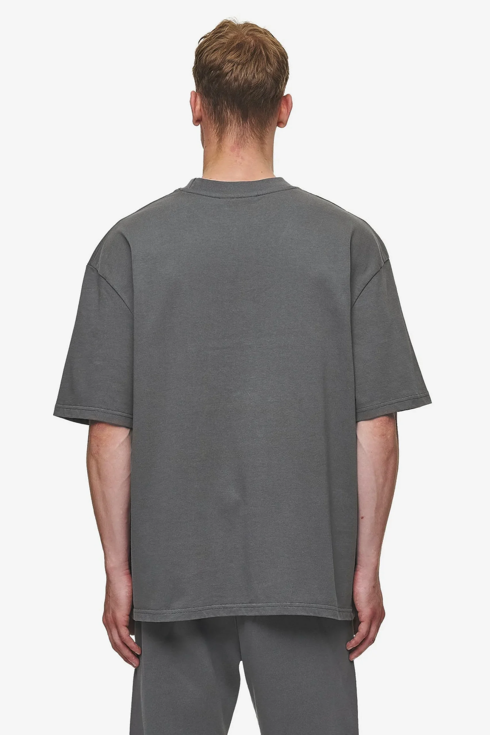 Pegador Tees|Logo Oversized Tee Washed Anthracite