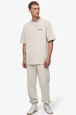 Pegador Tees|Logo Oversized Tee Washed Light Beige