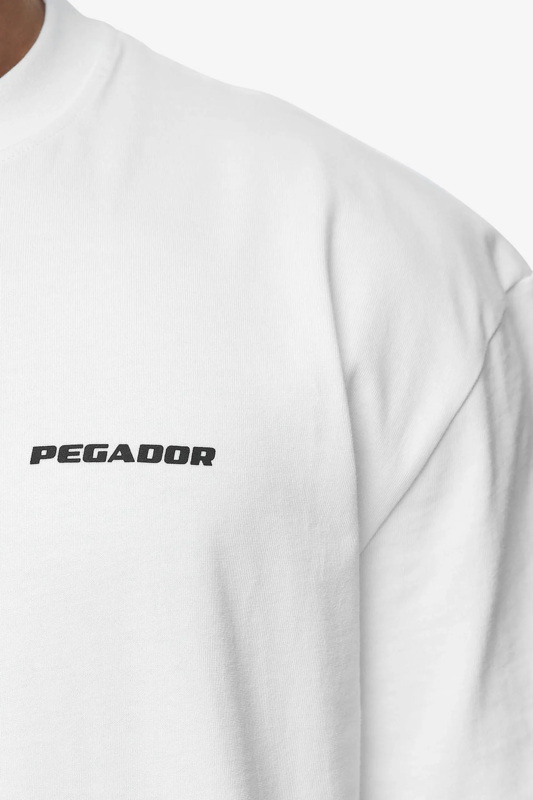 Pegador Tees|Logo Oversized Tee Black Gum White