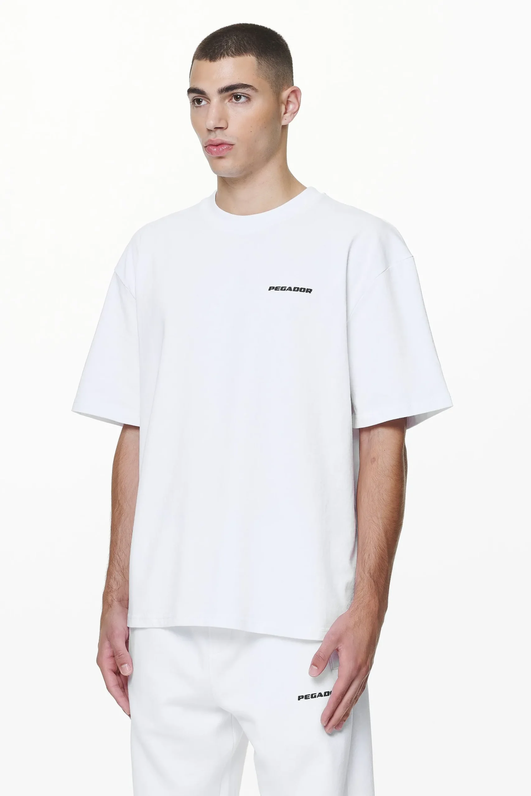 Pegador Tees|Logo Oversized Tee Gum White