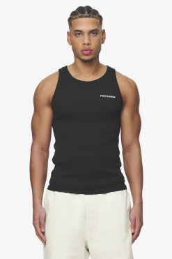 Pegador Tees|Logo Rib Undershirt Black