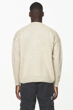 Pegador Sweaters|Knitwear|Logo Shaggy Knit Sweater Kingdom Beige
