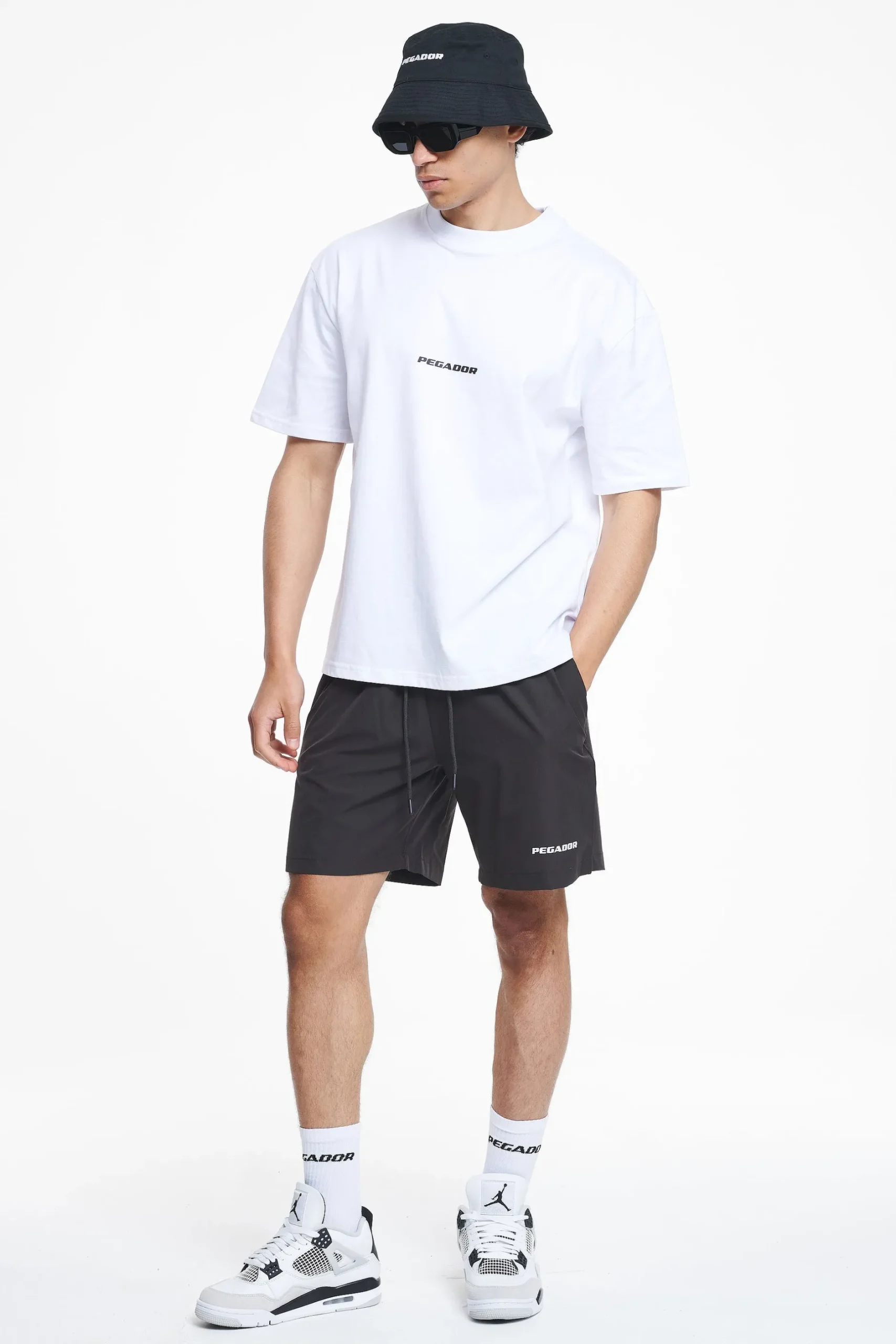 Pegador Swim Shorts|Logo Swim Shorts Black Ink