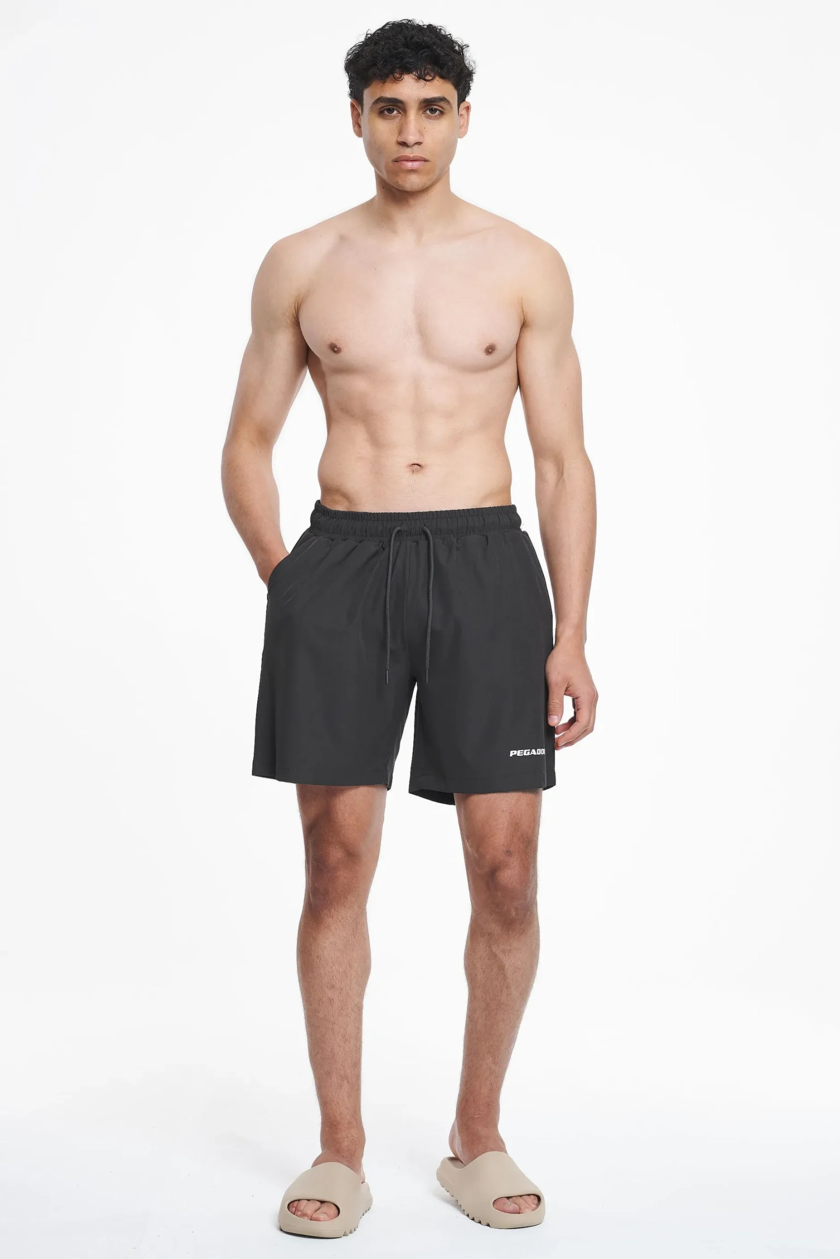 Pegador Swim Shorts|Logo Swim Shorts Black Ink
