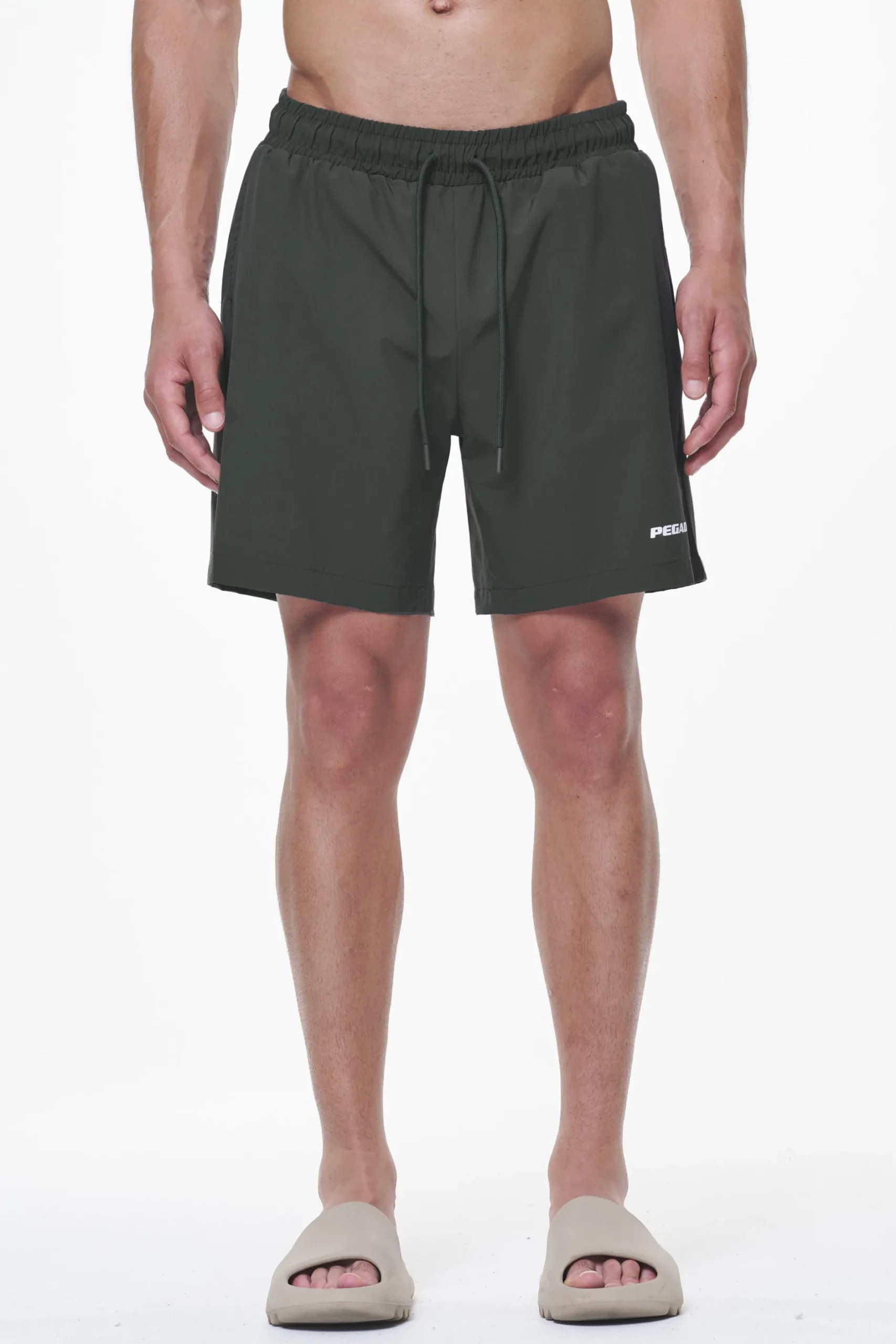 Pegador Swim Shorts|Logo Swim Shorts Dark Olive
